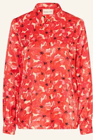 Fabienne Chapot Koszula Z Satyny Sancho pink
