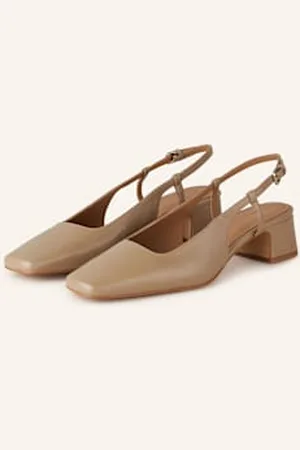 Flattered Czółenka Z Odkrytą Piętą Elin beige