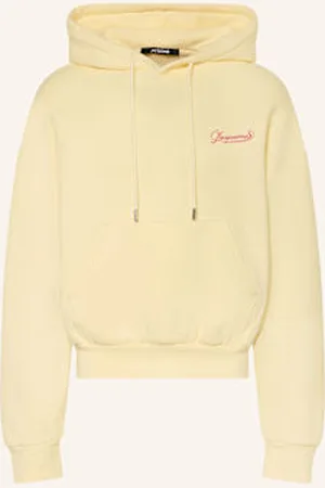 Jacquemus Bluza Z Kapturem Le Hoodie Corto gelb