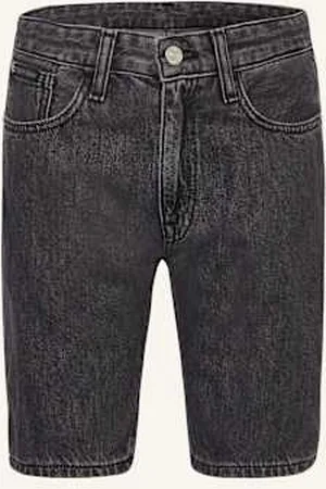 Calvin Klein Szorty Jeansowe Regular Fit schwarz