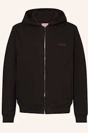 HUGO BOSS Bluza Rozpinana schwarz
