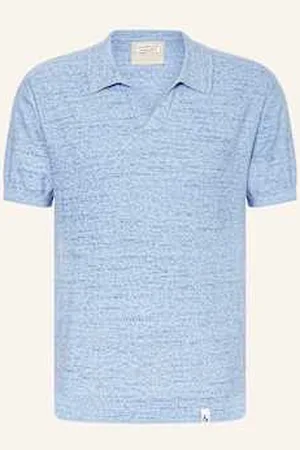 Colours & Sons Koszulka Polo Z Dzianiny blau