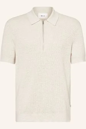 NN.07 Koszulka Polo Hansie Z Dzianiny weiss