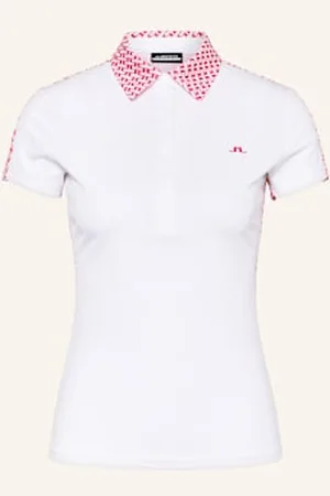 J Lindeberg Funkcyjna Koszulka Polo weiss