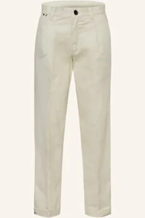 HUGO BOSS Chinosy weiss
