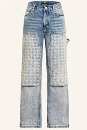 AMIRI Jeansy Debossed Regular Fit blau