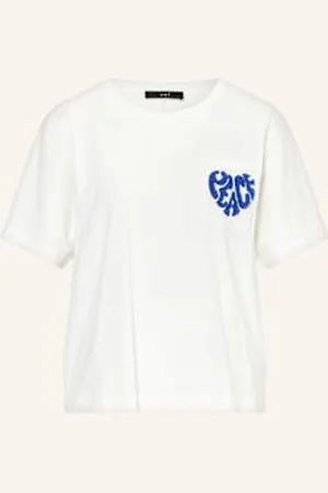 Oui T-Shirt weiss