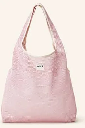 WOUF Torba Shopper Onyx Z Siateczki rosa