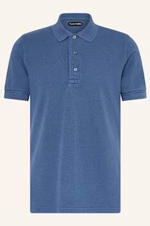 Tom Ford Koszulka Polo Z Piki blau