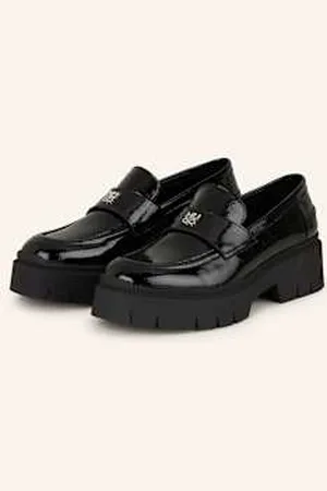 HUGO BOSS Loafersy Na Platformie Kris schwarz