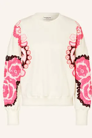 Essentiel Antwerp Bluza Nierozpinana Hecrazy Z Cekinami weiss