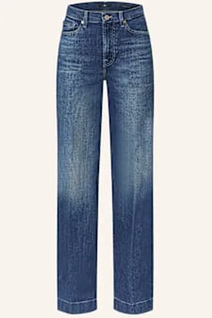 7 for all Mankind Jeansy Wide Leg Modern Dojo blau