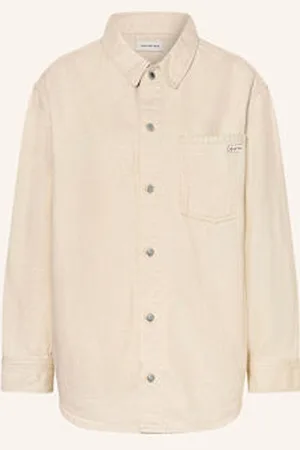 Calvin Klein Jeansowa Koszula Wierzchnia beige