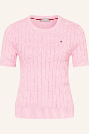 Tommy Hilfiger Dzianinowa Koszulka pink