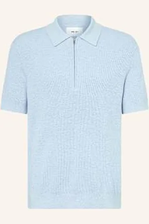 NN.07 Koszulka Polo Hansie Z Dzianiny blau
