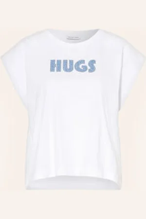 Mrs & HUGS T-Shirt weiss