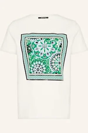 Comma, T-Shirt weiss