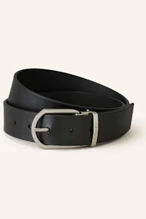 Calvin Klein Pasek Skórzany schwarz
