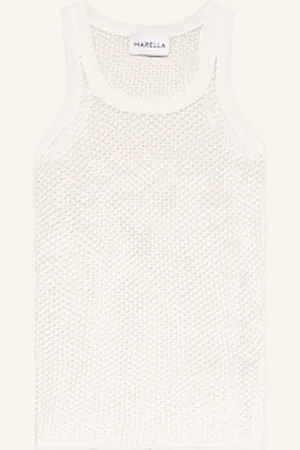 MARELLA Top Z Dzianiny Villar weiss