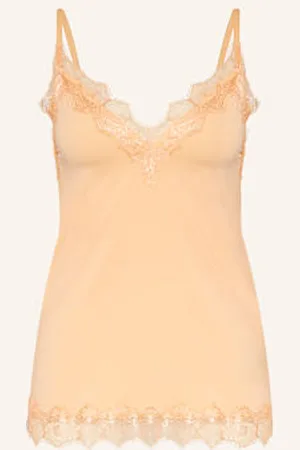 Rosemunde Top Billie Z Koronkowym Obszyciem pink