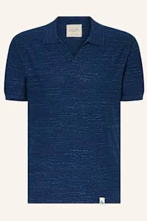 Colours & Sons Koszulka Polo Z Dzianiny blau