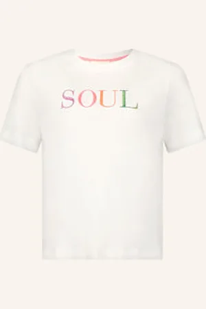 Cartoon T-Shirt weiss