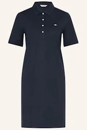 GANT Sukienka Z Piki Shield blau