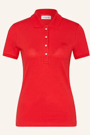 Lacoste Koszulka Polo Z Piki Slim Fit rot