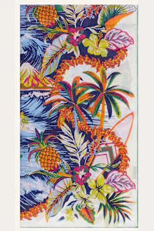 InouI Editions Chusta Hawai blau