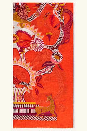 InouI Editions Chusta Lniana Diego orange