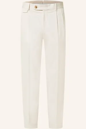 Windsor Spodnie Garniturowe Sapo Extra Slim Fit weiss