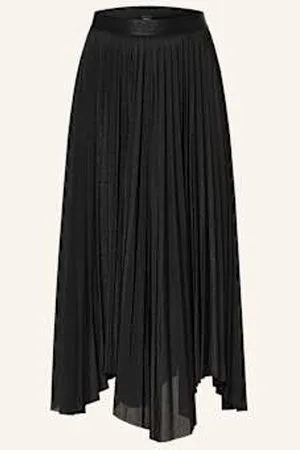 HUGO BOSS Spódnica Plisowana Exala schwarz