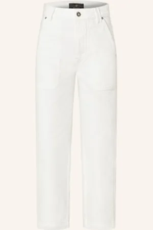 Belstaff Jeansy 7/8 Carrick weiss