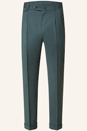 Windsor Spodnie Garniturowe Sapo Slim Fit gruen