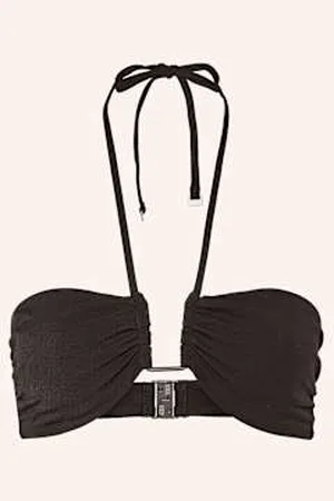 Calvin Klein Góra Od Bikini Bandeau Ck Wire schwarz