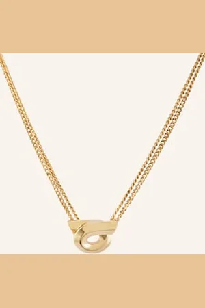 Salvatore Ferragamo Łańcuszek Newgan gold