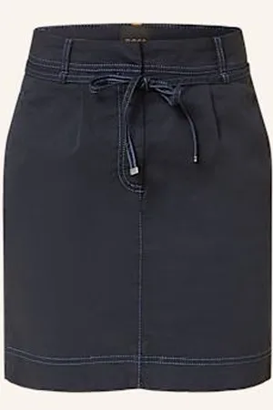 HUGO BOSS Spódnica Varachute blau