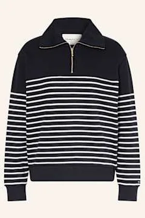 GANT Sweter Typu Troyer blau