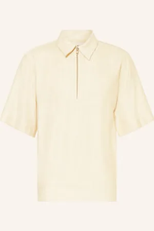 NN.07 Koszula Polo Z Dzianiny Bruno Regular Fit weiss