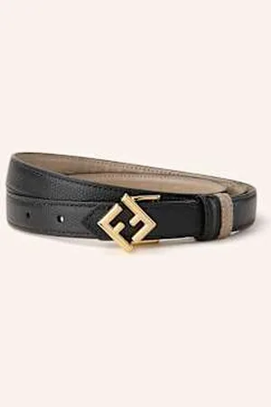 Fendi Pasek Skórzany Dwustronny schwarz