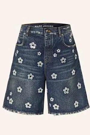 Marc Jacobs Szorty Jeansowe Z Cekinami blau