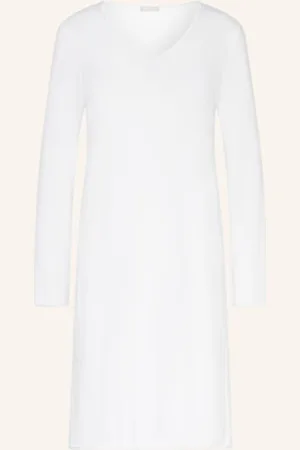 Hanro Koszula Nocna Cotton Silk weiss