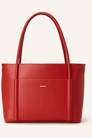 Calvin Klein Torba Shopper Linn Medium Z Saszetką rot