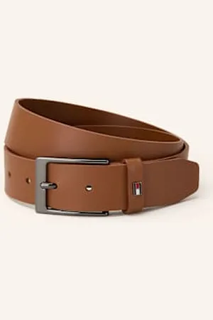 Tommy Hilfiger Pasek Skórzany Layton braun