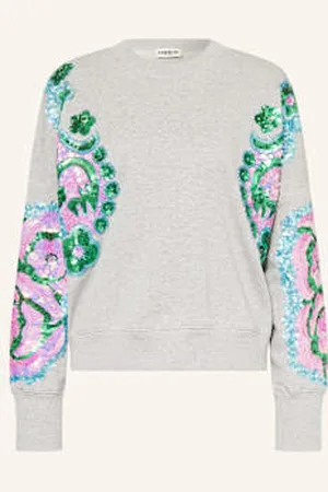 Essentiel Antwerp Bluza Nierozpinana Hecrazy Z Cekinami grau