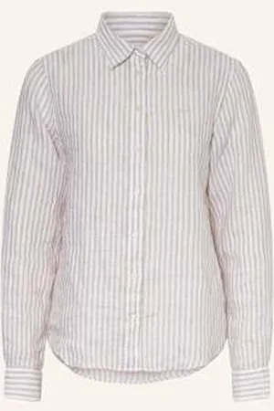 GANT Koszula Z Lnu beige