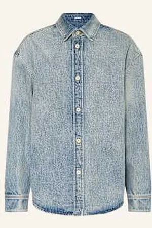 Loewe Jeansowa Koszula Wierzchnia Anagram blau