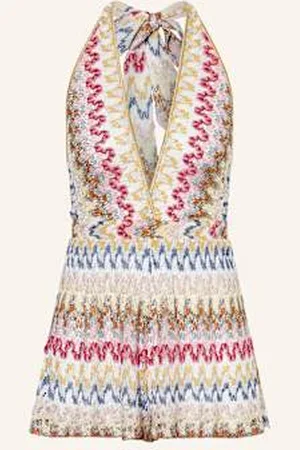 Missoni Kombinezon Z Błyszczącą Przędzą pink