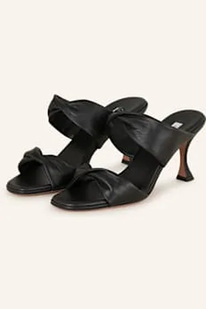 Aquazzura Klapki Typu Mules Twist schwarz