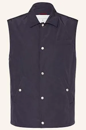 Brunello Cucinelli Kamizelka blau